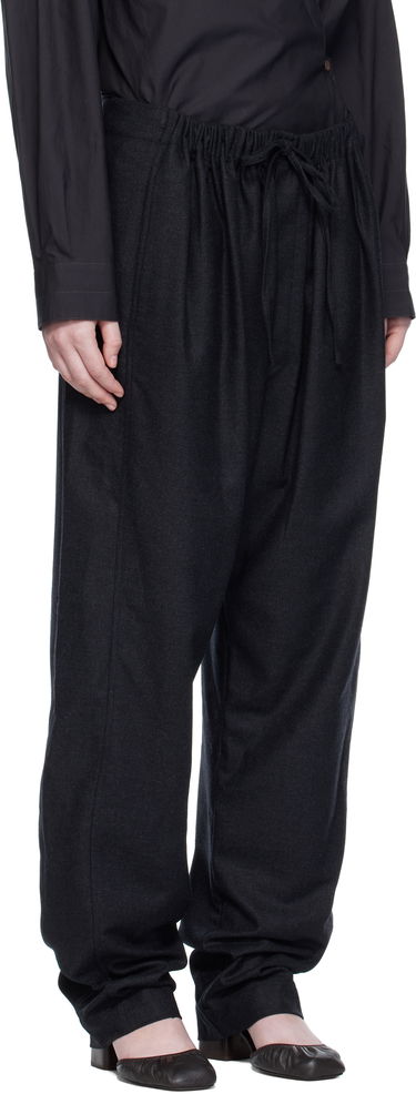 Bukser LEMAIRE Drawstring Trousers Sort | PA1222 LF1158, 1