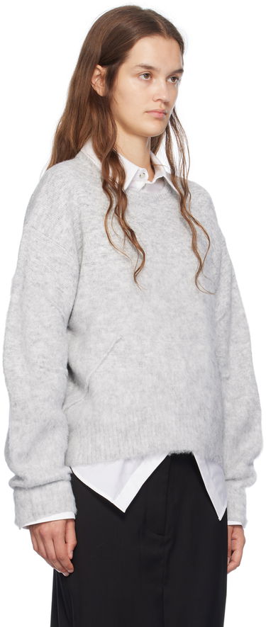 Sweater Helmut Lang Brushed Apex Designer Sweater Grå | O06HW706, 1