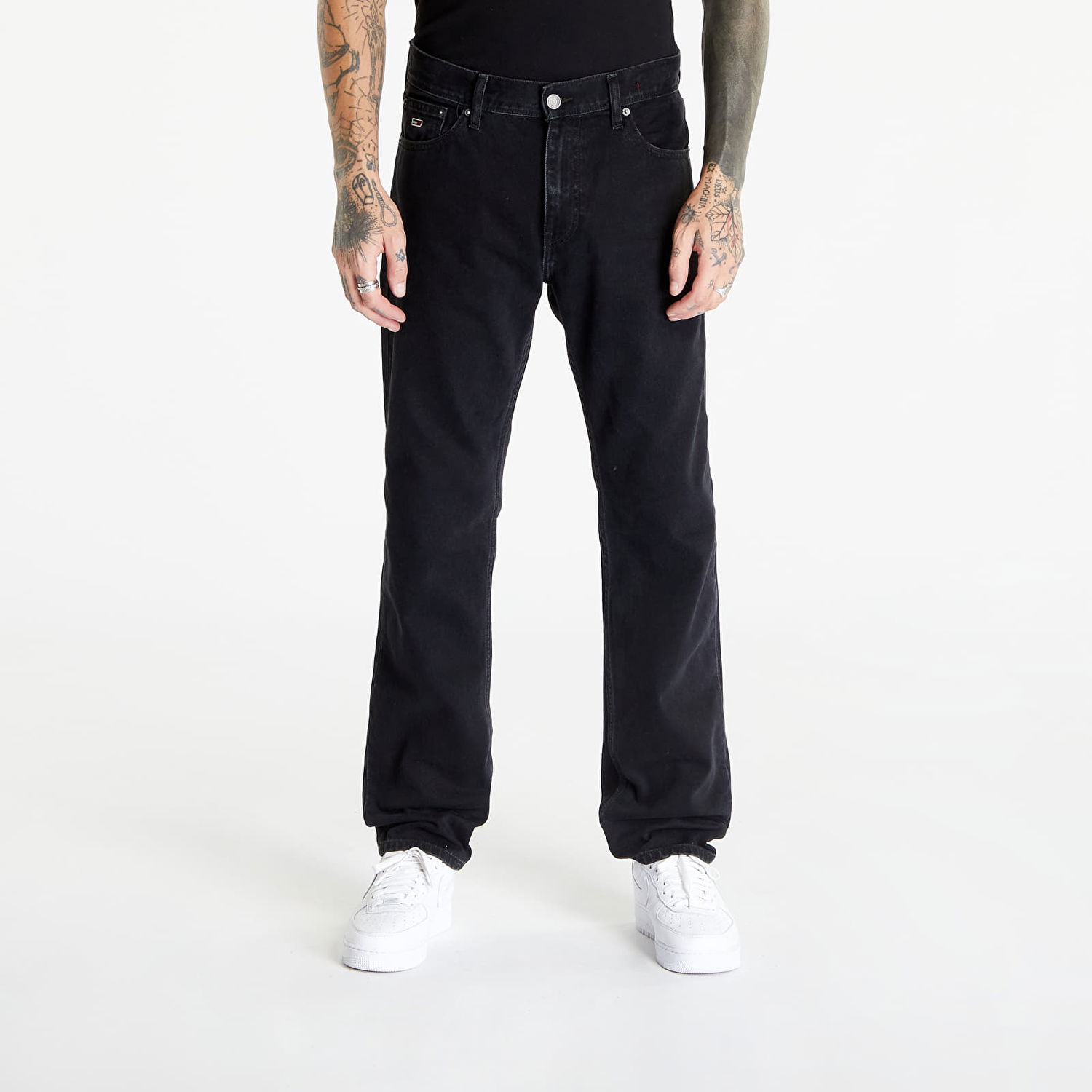 Jeans Tommy Hilfiger Tommy Jeans Ethan Relaxed Straight Jeans Denim Black Sort | DM0DM17396 1BZ, 0
