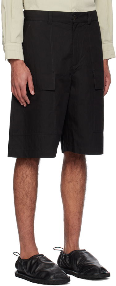 Shorts Studio Nicholson Studio Nicholson Cargo Pocket Shorts Sort | TILLER SNM - 1142, 1