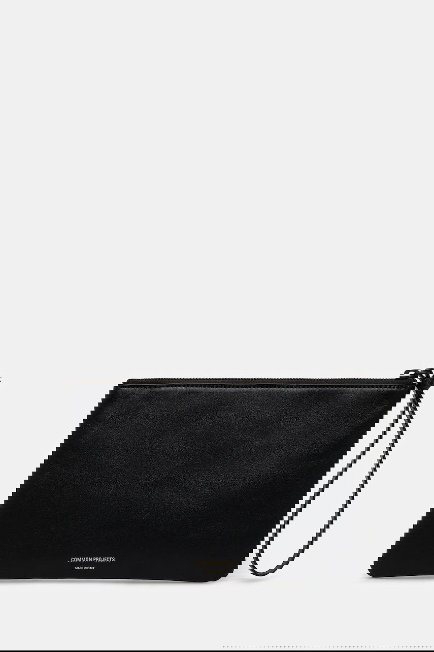 Håndtaske Common Projects Small Flat Leather Pouch Sort | 9187.7547, 0