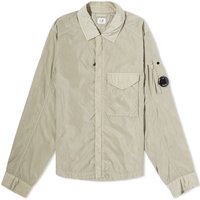 Skjorte C.P. Company Chrome-R Zip Overshirt Grå | 15CMOS041A-005904G-335, 1