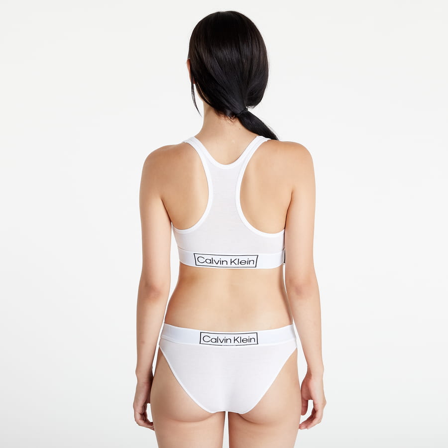 Bh CALVIN KLEIN Bralette Reimagined Heritage Hvid | QF6768E 100, 1