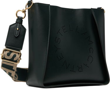 Mulepose Stella McCartney Stella McCartney Logo Crossbody Bag Grøn | 700073W8542, 1