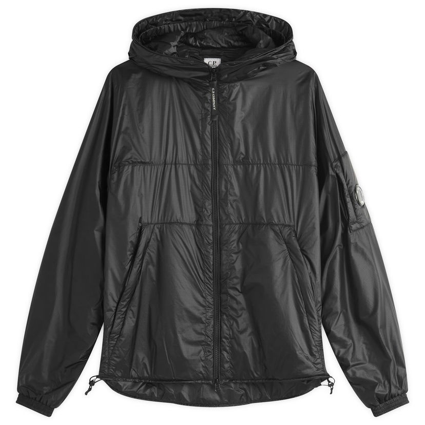 Vindjakke C.P. Company C.P. Company Nada Shell Primaloft Hooded Jacket, Size Large Sort | 18CMOW033A-006099U-999