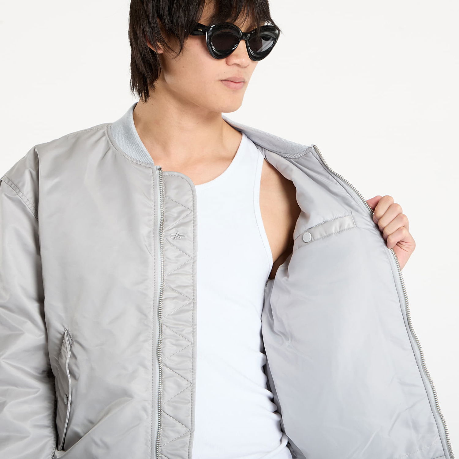Bomberjakke Alpha Industries Alpha Industries MA-1 CS Bomber Jacket Grå | 136136-666, 1