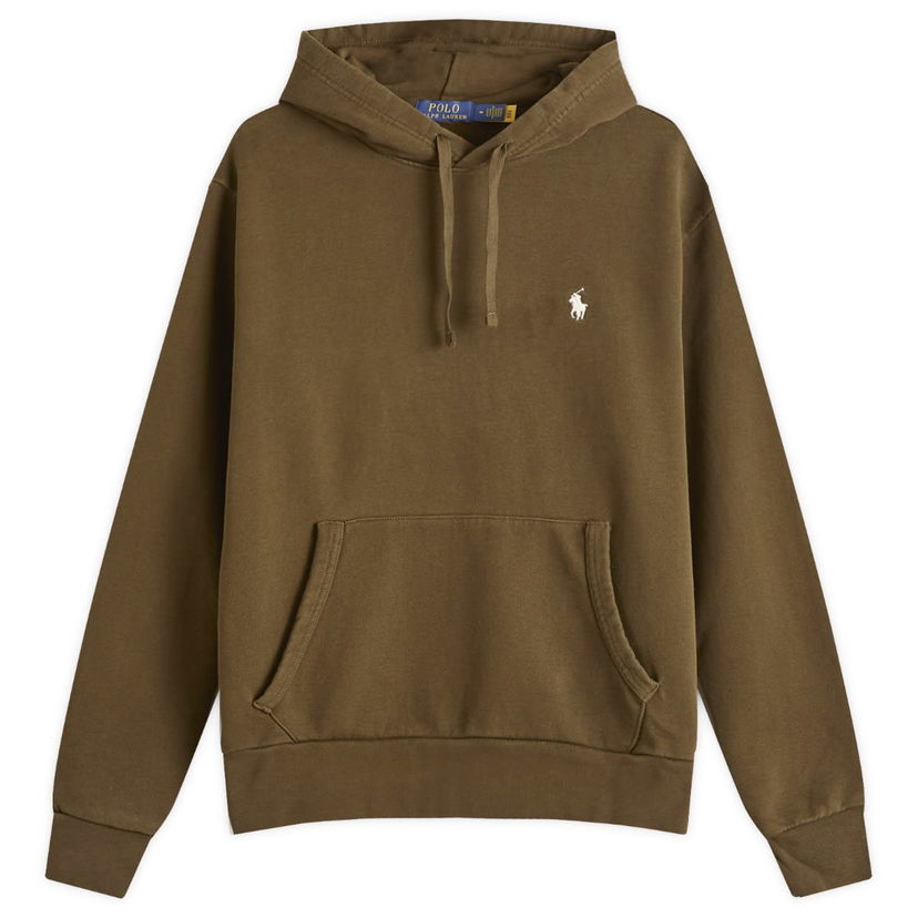 Sweatshirt Polo by Ralph Lauren Polo Ralph Lauren Men's Loopback Hoodie in Dark Loden, Size Large | END. Clothing Brun | 710916690021