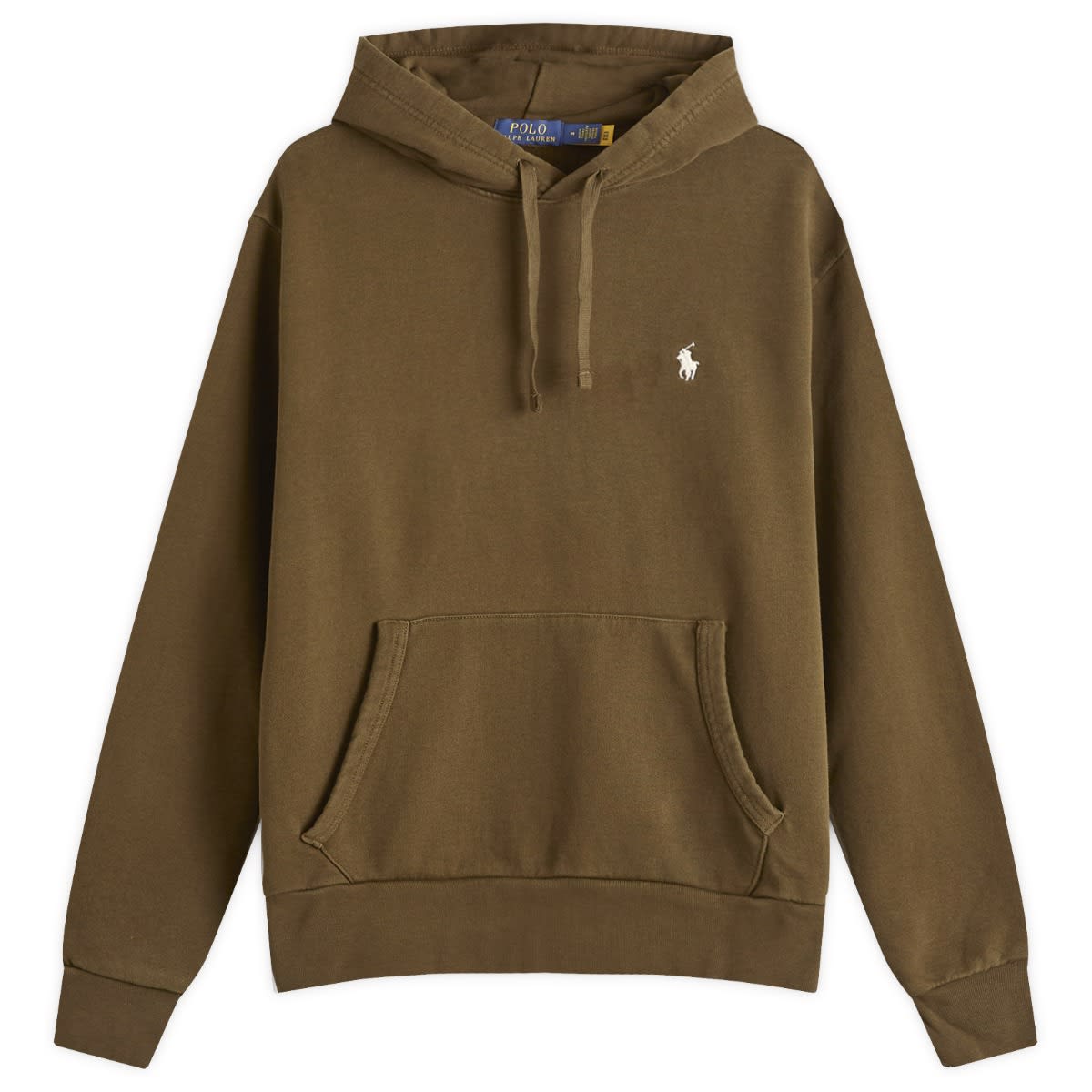 Sweatshirt Polo by Ralph Lauren Polo Ralph Lauren Men's Loopback Hoodie in Dark Loden, Size Large | END. Clothing Brun | 710916690021, 0