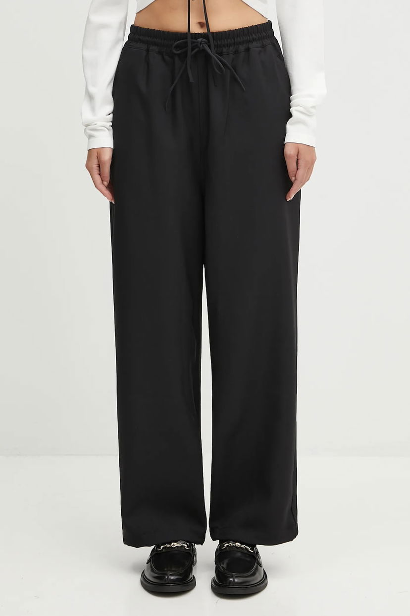 Bukser Y-3 Y-3 3S Track High-Waist Wide-Leg Pants Sort | JV6772