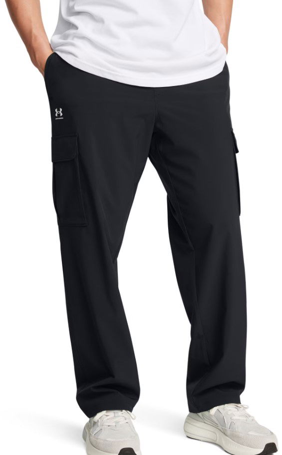 Cargo bukser Under Armour UA Vibe Woven Cargo Pants Sort | 1386558-001
