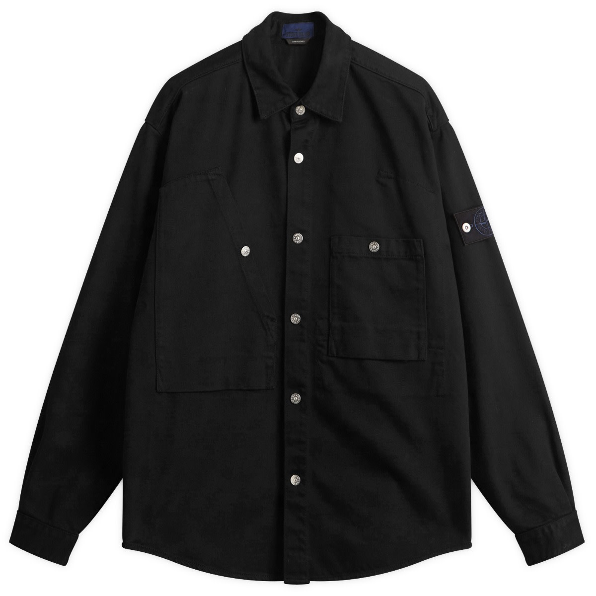 Skjorte Stone Island Bull Denim-TC Overshirt Sort | K2S151100008-V0029, 1