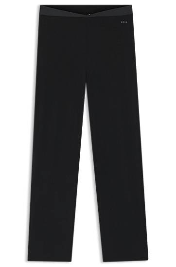 Pyjamas BOSS Stretch Pajama Pants with Satin Inserts Sort | 50545593, 0