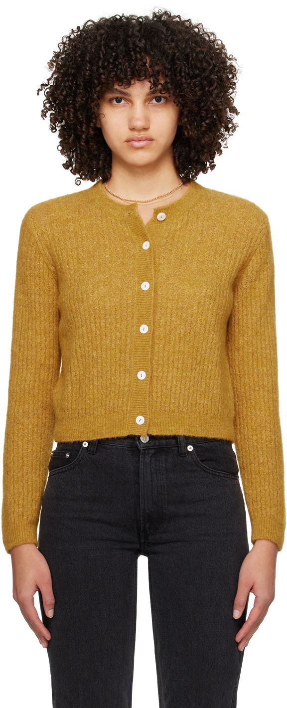 Sweater A.P.C. Milo Cardigan Gul | WPABE-F22246