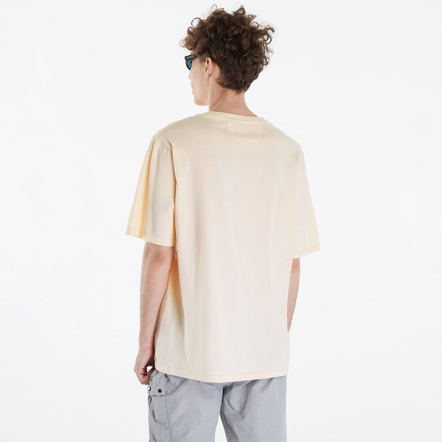 T-shirt C.P. Company Short Sleeve T-Shirt Pistachio Shell Beige | 16CMTS182A005697G-402, 1