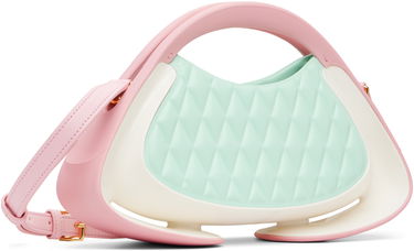 Håndtaske Balmain Small Two-Tone Quilted Jolie Madame Bag Flerfarvet | FN1DA902KPEH, 2