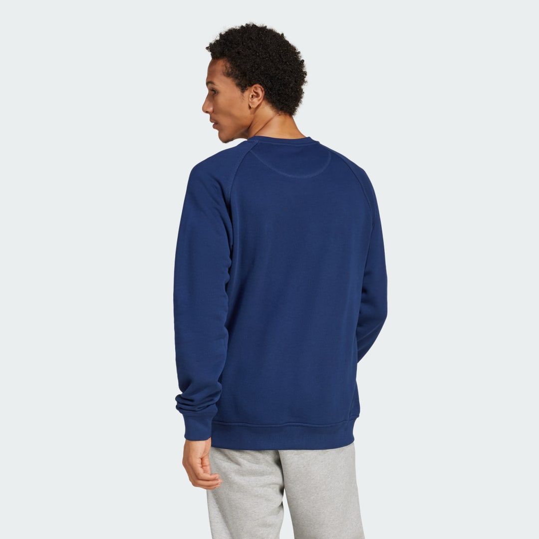 Sweatshirt adidas Performance Essentials Crewneck Sweatshirt Blå | JD2414, 1