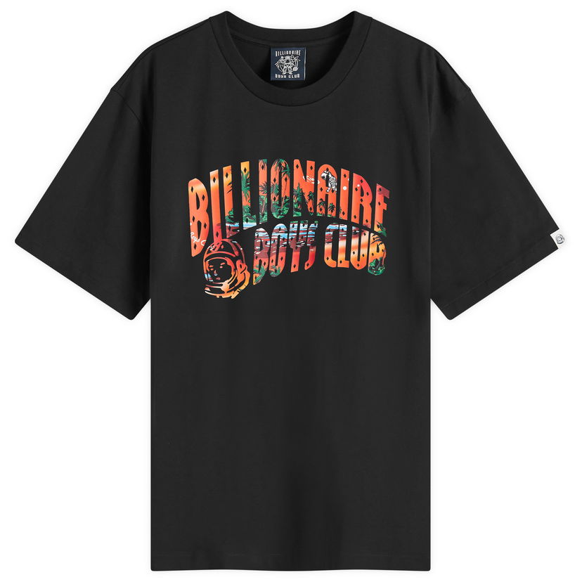 T-shirt BILLIONAIRE BOYS CLUB Tropical Arch Logo Black T-Shirt Sort | B24460-BLK