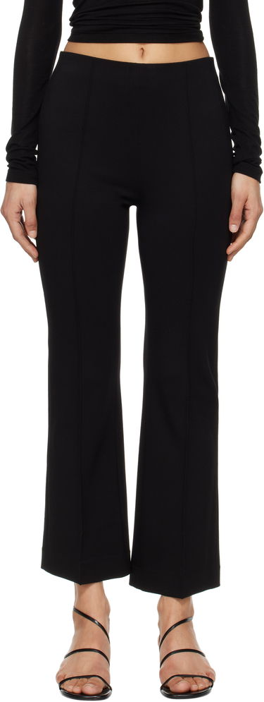 Bukser rag & bone Rag & Bone Irina Ponte Slim Fit Kick Flare Trousers Sort | WAC25S7003D803, 0