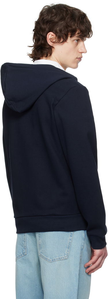 Sweatshirt Lacoste Zip-Up Hoodie Mørkeblå | SH9626_166, 2