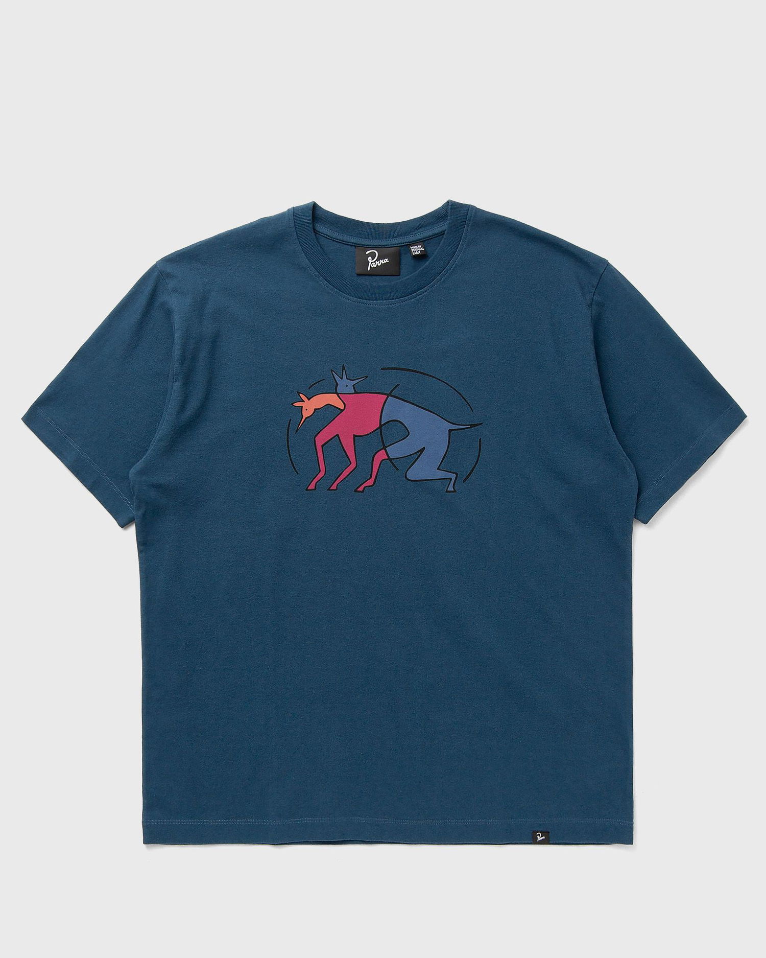 T-shirt By Parra The Zoomies Graphic T-Shirt Blå | 54121, 1