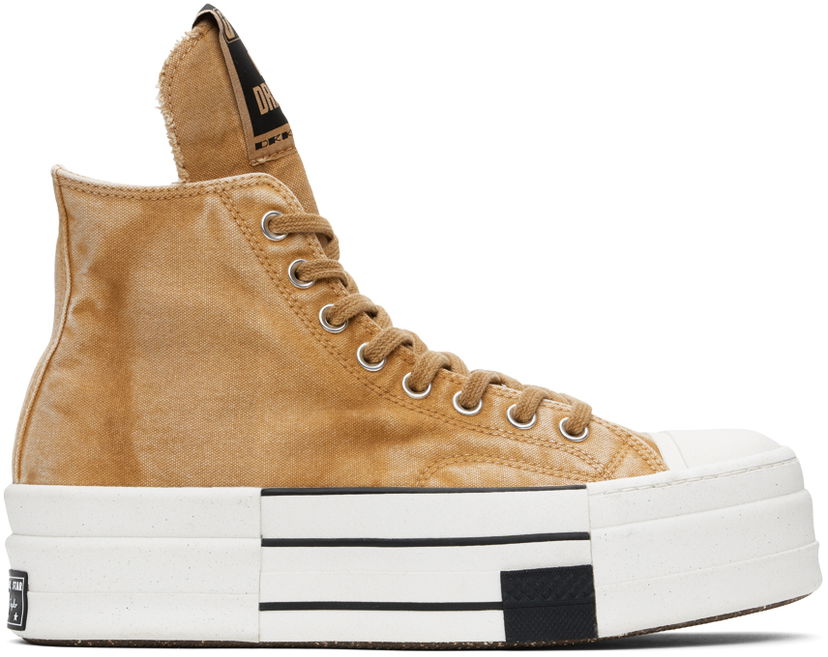 Sneakers og sko Rick Owens Rick Owens DRKSHDW DBL Drkstar Converse Edition Brun | DC01DX756 A06R0