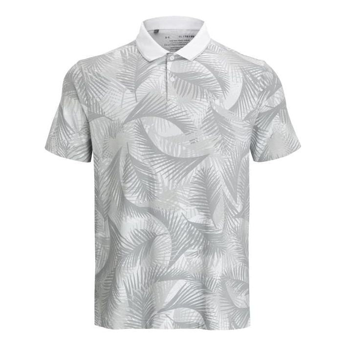 Polo skjorte Under Armour Men's Printed Golf Polo Grå | 1377367-100, 0