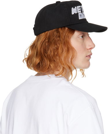Kasket We11done We11done Square Logo Washed Cap Sort | WD-AH3-22-416-U-BK, 2