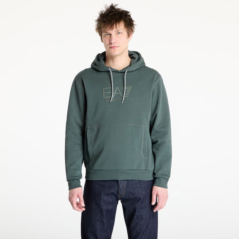 Sweatshirt Emporio Armani EA7 Emporio Armani Train Visibility Hoodie Grøn | 7M000240AF10377U8109