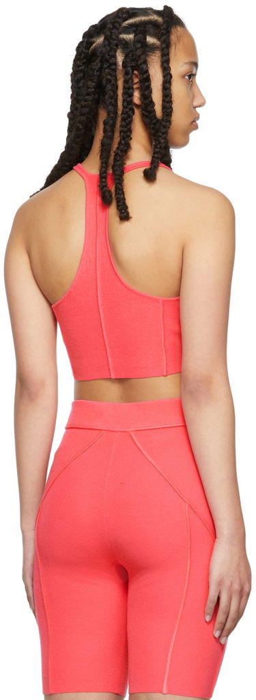 Tanktop Helmut Lang Helmut Lang Ribbed Bra Top Lyserød | M02HW712, 2
