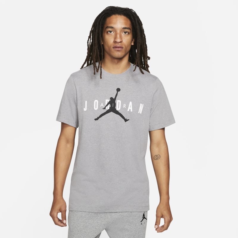 T-shirt Nike Air Wordmark Grå | CK4212-092, 0