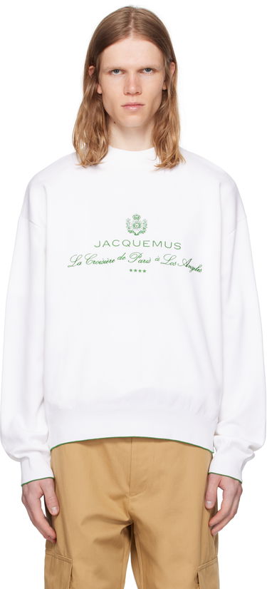 Sweatshirt Jacquemus Jacquemus La Croisière 'The Venice' Sweatshirt Hvid | 25E255KN544-2427, 0