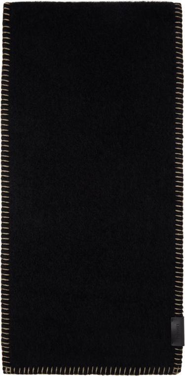 Tørklæde LEMAIRE Lemaire Cocotte Fluffy Scarf Sort | AC1068 LF1194, 0