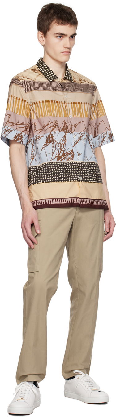 Skjorte Paul Smith Paul Smith Assembled Stripe Pattern Shirt Flerfarvet | M1R-905U-L02114, 3