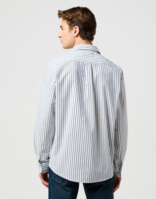 Skjorte Wrangler Wrangler Regular One Pocket Shirt Hvid | 112372981:XXL, 0