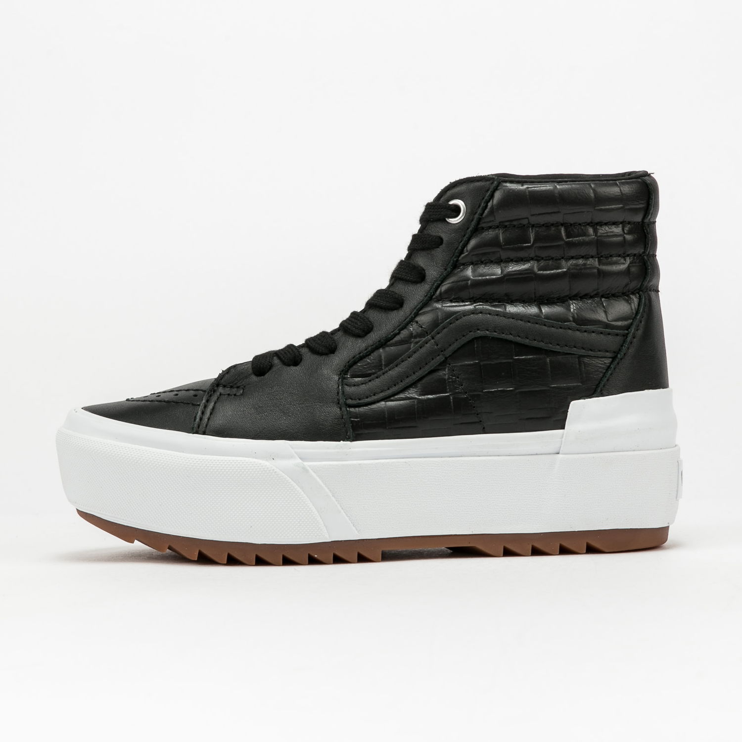 Sneakers og sko Vans SK8 - Hi Stacked "black / true white" Sort | VN0A4BTWA5S1, 0