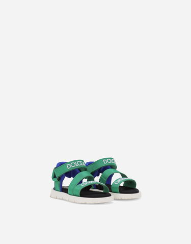 Sneakers og sko Dolce & Gabbana Dolce & Gabbana Gros-grain First Steps Sandals Flerfarvet | DL0076AB0288I679, 1