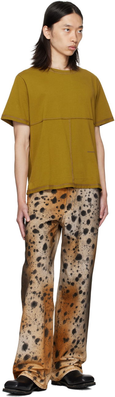 T-shirt Eckhaus Latta Eckhaus Latta Lapped T-Shirt Grøn | 301-EL-PF25-O, 3