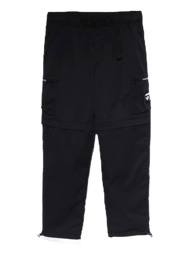 Bukser BAPE Side Pocket Detachable Relaxed Fit Pants Sort | 1I80-152-007