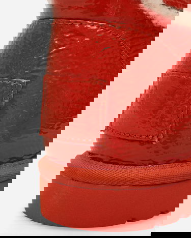 Sneakers og sko UGG Telfar Logo Mini Crinkle Leather Boots Spicy Pumpkin Rød | 1155790 SYP, 6