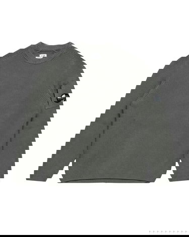 Sweater C.P. Company C.P. Company Knitted Crew Neck Sweater Grøn | 19CMKN015A006608A-921, 0