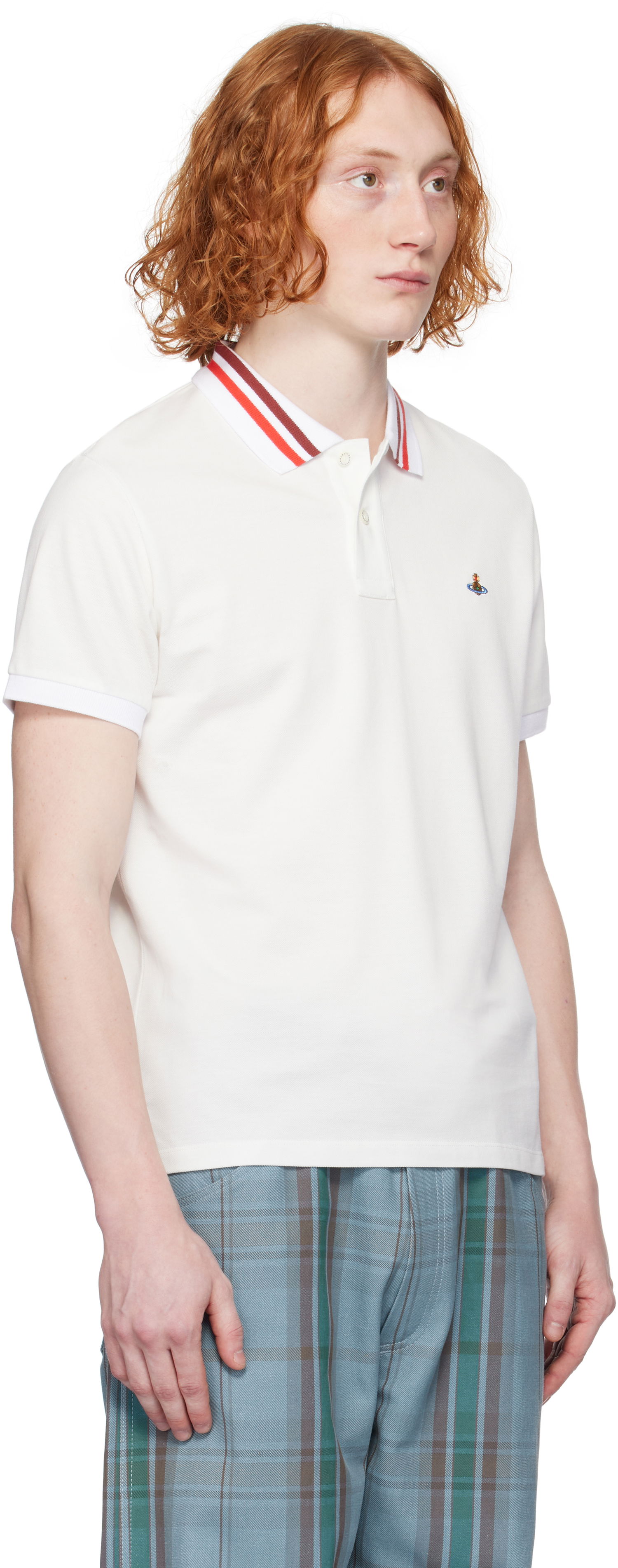 Polo skjorte Vivienne Westwood Classic Polo Tee Hvid | 2H01000I-J0009-, 1