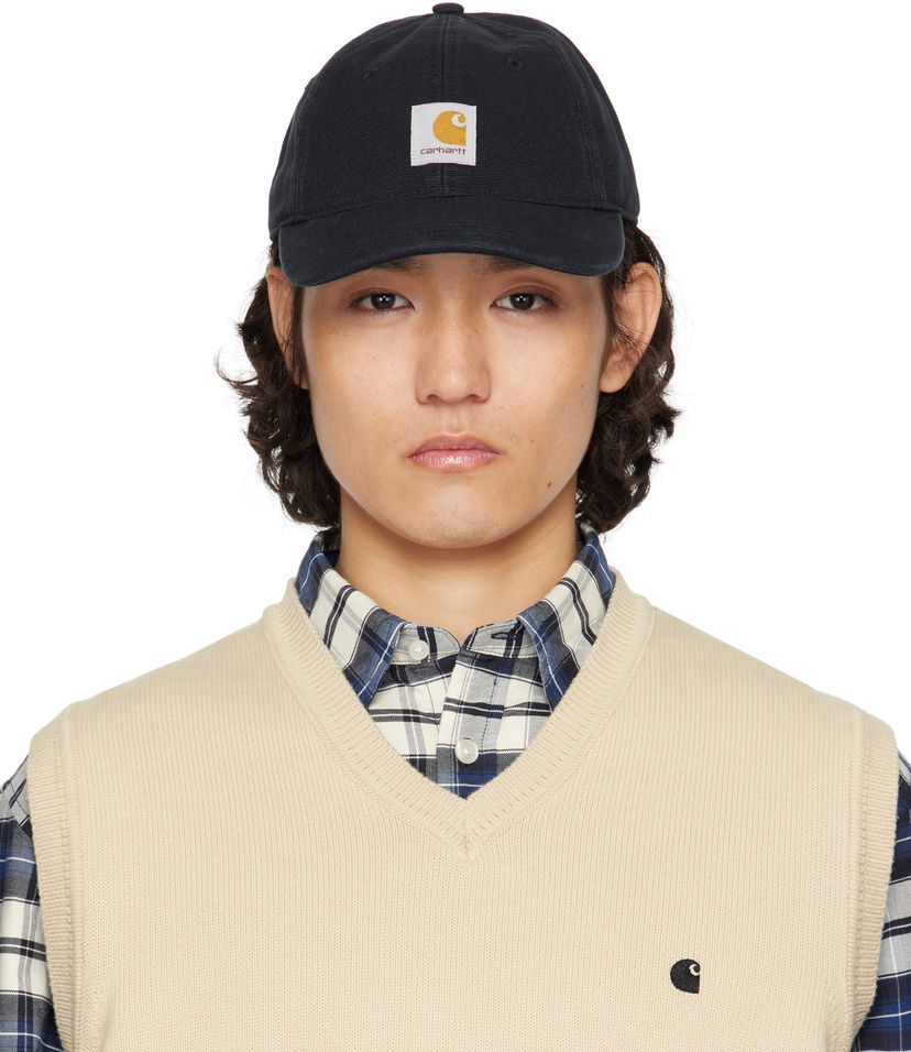 Kasket Carhartt WIP Icon Baseball Cap Sort | I033359