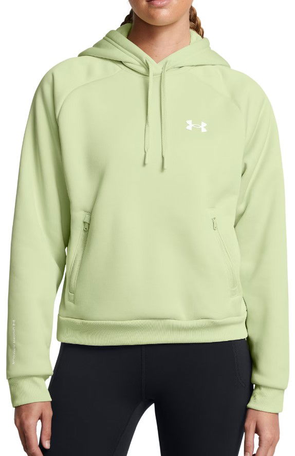 Sweatshirt Under Armour Hoodie With Kangaroo Pocket Grøn | 1386504-383