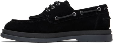 Tilbehør BOSS Hugo Suede Fringe Trim Loafers Sort | 50536224, 2