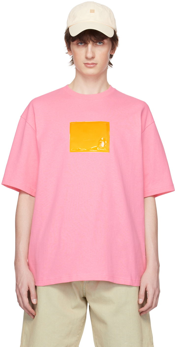 T-shirt Acne Studios Inflatable T-Shirt Lyserød | CL0184-, 0