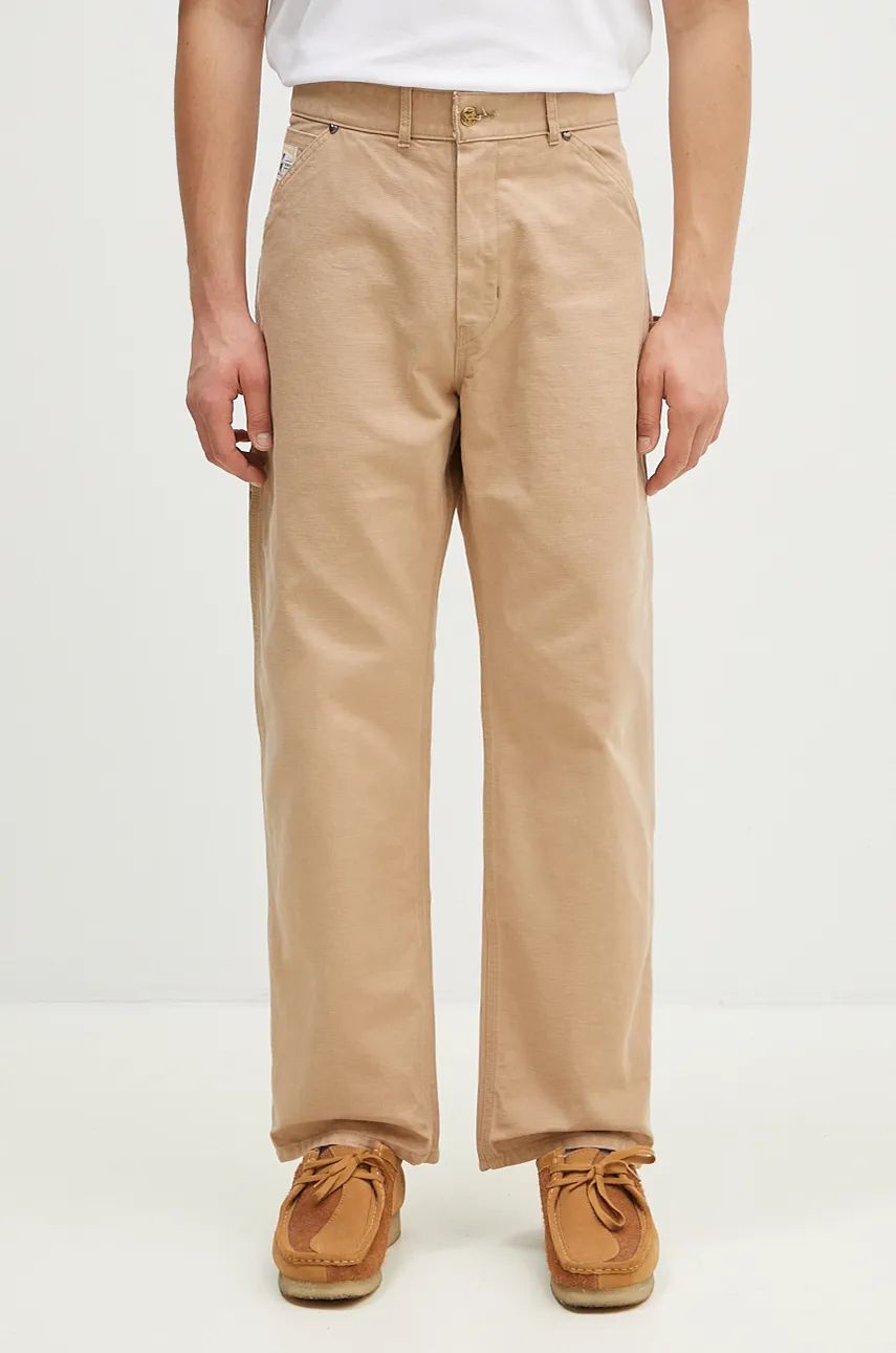 Cargo bukser Human Made Human Made Washed Duck Work Pants Beige | HM28PT011, 0