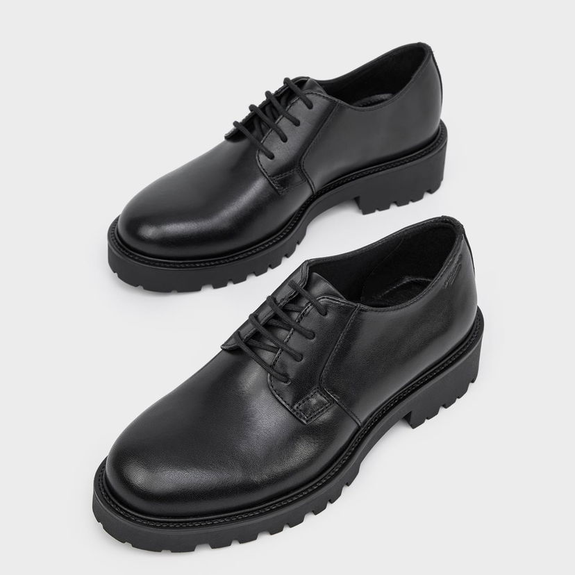 Sneakers og sko Vagabond Kenova Leather Derby Shoes Sort | 5241-601-20