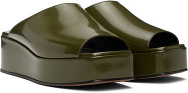 Tilbehør The Row The Row Emi Flatform Sandals Grøn | F1597-L604, 3