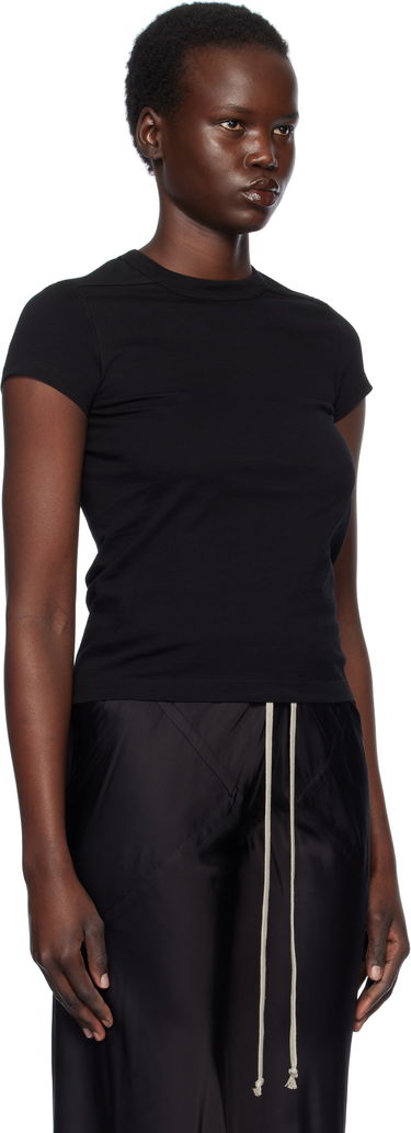 T-shirt Rick Owens Rick Owens Hollywood Cropped Level T-Shirt Sort | RP01E7235 JA, 1