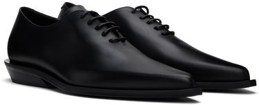 Tilbehør Ann Demeulemeester Ann Demeulemeester Mika Pointy Micro Heel Oxfords Sort | 2402-M-F06-LT131-099, 3